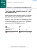 Cover page: Combined Intimate Partner Violence and HIV/AIDS Prevention in Rural Uganda: Design of the SHARE Intervention Strategy