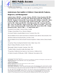 Cover page: Autoimmune Pancreatitis in Children: Characteristic Features, Diagnosis, and Management