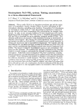 Cover page: Stratospheric N2O–NO y system: Testing uncertainties in a three‐dimensional framework