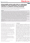 Cover page: Using health-system-wide data to understand hepatitis B virus prophylaxis and reactivation outcomes in patients receiving rituximab