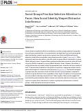 Cover page: Social Groups Prioritize Selective Attention to Faces: How Social Identity Shapes Distractor Interference.