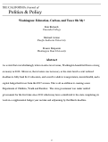 Cover page: Washington: Education, Carbon, and Taxes Oh My!