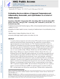 Cover page: Estimating the associations of apparent temperature and inflammatory, hemostatic, and lipid markers in a cohort of midlife women