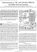 Cover page: Demonstration of 160-and 320-Gb/s SPECTS O-CDMA network testbeds