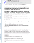 Cover page: Predicting Outcomes on the Liver Transplant Waiting List in the United States