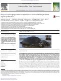 Cover page: Deep-ocean foraging northern elephant seals bioaccumulate persistent organic pollutants