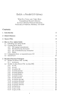 Cover page: ZioLib: A parallel I/O library