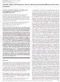 Cover page: Luteolin, ellagic acid and punicic acid are natural products that inhibit prostate cancer metastasis