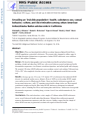 Cover page: Unveiling an invisible population: health, substance use, sexual behavior, culture, and discrimination among urban American Indian/Alaska Native adolescents in California.