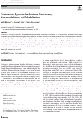 Cover page: Treatment of Dystonia: Medications, Neurotoxins, Neuromodulation, and Rehabilitation