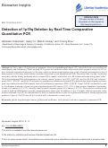 Cover page: Detection of 1p19q deletion by real-time comparative quantitative PCR.