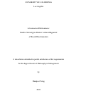 Cover page: A License to Obliviousness: Positive Stereotypes Reduce Acknowledgement of Racial Discrimination