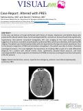 Cover page: Case Report: Altered with Posterior Reversible Encephalopathy Syndrome (PRES)