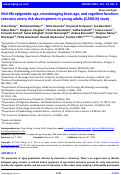 Cover page: Mid-life epigenetic age, neuroimaging brain age, and cognitive function: coronary artery risk development in young adults (CARDIA) study