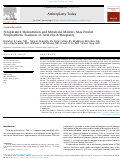 Cover page: Preoperative Malnutrition and Metabolic Markers May Predict Periprosthetic Fractures in Total Hip Arthroplasty.