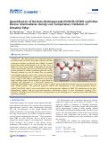 Cover page: Quantification of the Keto-Hydroperoxide (HOOCH2OCHO) and Other Elusive Intermediates during Low-Temperature Oxidation of Dimethyl Ether