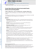 Cover page: Sexual abuse disclosure among incarcerated female adolescents and young adults