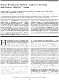 Cover page: Human keratinocyte ATP2C1 localizes to the Golgi and controls Golgi Ca2+ stores