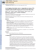 Cover page: Local staging of prostate cancer: comparative accuracy of T2-weighted endorectal MR imaging and transrectal ultrasound