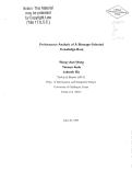 Cover page: Performance analysis of a message-oriented knowledge-base