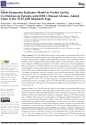 Cover page: Multi-Parametric Radiomic Model to Predict 1p/19q Co-Deletion in Patients with IDH-1 Mutant Glioma: Added Value to the T2-FLAIR Mismatch Sign