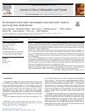 Cover page: No increased risk of acute osteomyelitis associated with closed or open long bone shaft fracture.