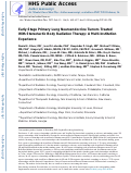 Cover page: Early-Stage Primary Lung Neuroendocrine Tumors Treated With Stereotactic Body Radiation Therapy: A Multi-Institution Experience.