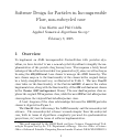 Cover page: Software Design for Particles in Incompressible flow, non-subcycled case