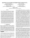 Cover page: Distribution-Aware Sampling and Weighted Model Counting for SAT