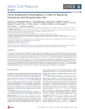 Cover page: Human developmental chondrogenesis as a basis for engineering chondrocytes from pluripotent stem cells.