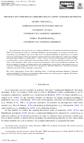 Cover page: The Role of Conditional Likelihoods in Latent Variable Modeling