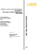 Cover page: Market Structure and Energy Efficiency:The Case of New Commercial Buildings