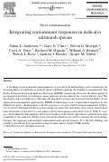 Cover page: Integrating contaminant responses in indicator saltmarsh species