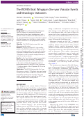 Cover page: The WOVEN trial: Wingspan One-year Vascular Events and Neurologic Outcomes