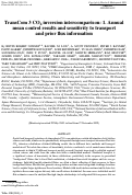 Cover page: TransCom 3 CO2 inversion intercomparison: 1. Annual mean control results and sensitivity to transport and prior flux information