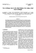 Cover page: Gas exchange rates in the tidal Hudson river using a dual tracer technique