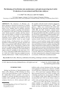 Cover page: Partitioning of feed intake into maintenance and gain in growing beef cattle: Evaluation of conventional and Bayesian analyses