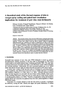 Cover page: A theoretical study of the thermal response of skin to cryogen spray cooling and pulsed laser irradiation: implications for treatment of port wine stain birthmarks