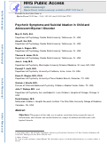 Cover page: Psychotic symptoms and suicidal ideation in child and adolescent bipolar I disorder.