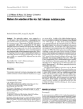 Cover page: Markers for selection of the rice Xa21 disease resistance gene.