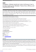 Cover page: Integration of Mobile Health Into Sickle Cell Disease Care to Increase Hydroxyurea Utilization: Protocol for an Efficacy and Implementation Study