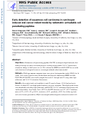 Cover page: Early detection of squamous cell carcinoma in carcinogen induced oral cancer rodent model by ratiometric activatable cell penetrating peptides