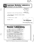 Cover page: A TWO-DIMENSIONAL DIFFUSION LIMITED SYSTEM FOR CELL GROWTH