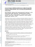 Cover page: Cocoa to Improve Walking Performance in Older People With Peripheral Artery Disease: The Cocoa-Pad Pilot Randomized Clinical Trial