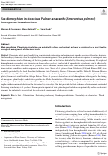 Cover page: Sex dimorphism in dioecious Palmer amaranth (Amaranthus palmeri) in response to water stress