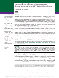 Cover page: Increased prevalence of autoimmune disease within C9 and FTD/MND cohorts