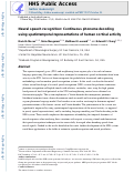 Cover page: Neural speech recognition: continuous phoneme decoding using spatiotemporal representations of human cortical activity