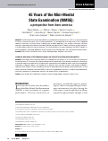 Cover page: 45 Years of the mini-mental state examination (MMSE): A perspective from ibero-america