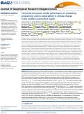 Cover page: Terrestrial ecosystem model performance in simulating productivity and its vulnerability to climate change in the northern permafrost region