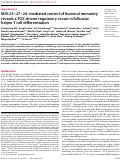 Cover page: MiR-23~27~24-mediated control of humoral immunity reveals a TOX-driven regulatory circuit in follicular helper T cell differentiation.